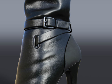 GIANMARCO LORENZI Boots Two Pairs 3 3D 모델
