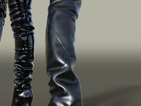 GIANMARCO LORENZI Boots Two Pairs 4 Model 3D