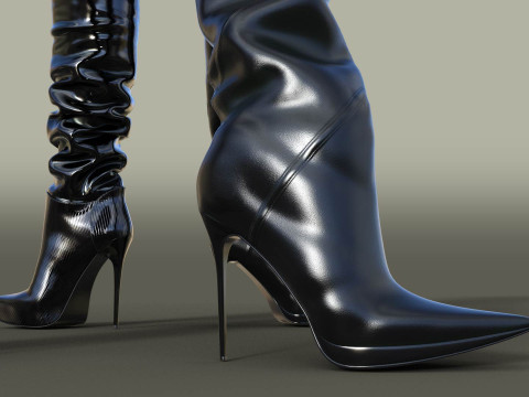 GIANMARCO LORENZI Boots Two Pairs 4 Model 3D