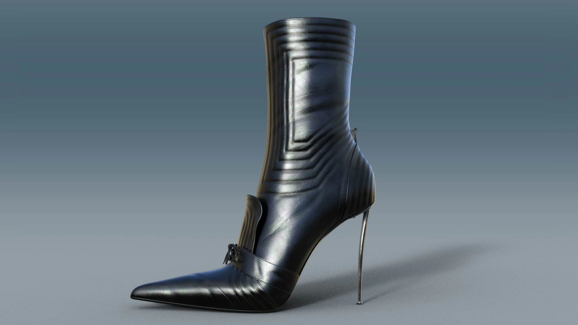 Two Pairs Of Gianmarco Lorenzi2 Ankle Boots 3D Model .c4d .max .obj .3ds .fbx .stl .blend 