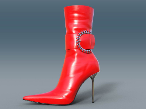Two Pairs Of Gianmarco Lorenzi2 Ankle Boots Model 3D