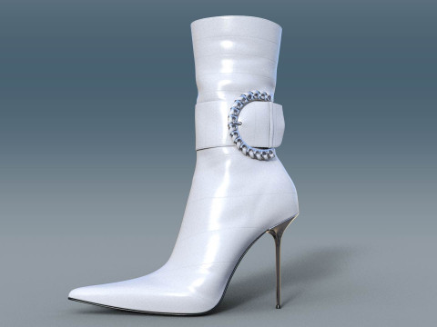 Two Pairs Of Gianmarco Lorenzi2 Ankle Boots Model 3D