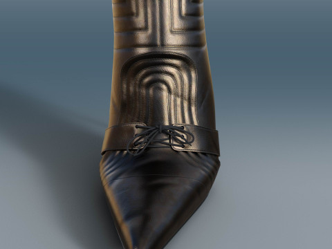Two Pairs Of Gianmarco Lorenzi2 Ankle Boots Model 3D