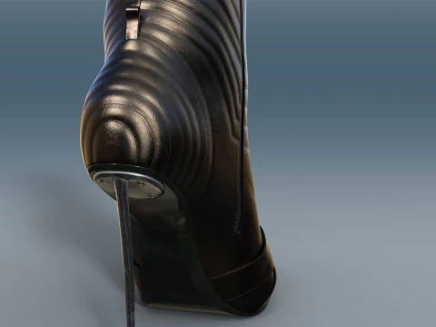 Two Pairs Of Gianmarco Lorenzi2 Ankle Boots 3D Model