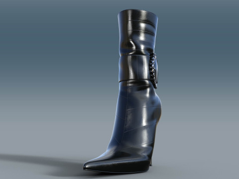Two Pairs Of Gianmarco Lorenzi2 Ankle Boots Model 3D