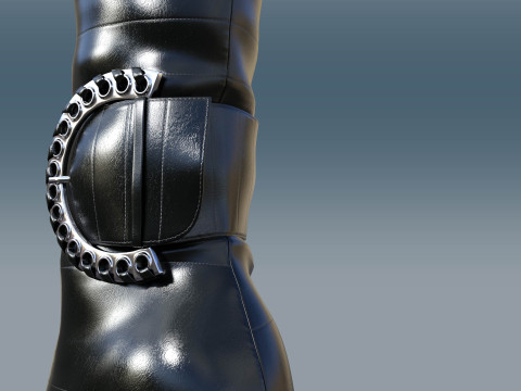Two Pairs Of Gianmarco Lorenzi2 Ankle Boots Model 3D
