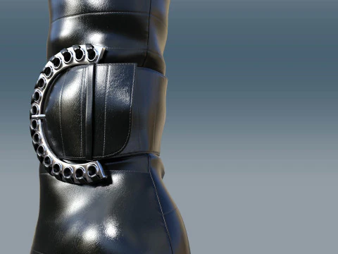 Two Pairs Of Gianmarco Lorenzi2 Ankle Boots 3D Model