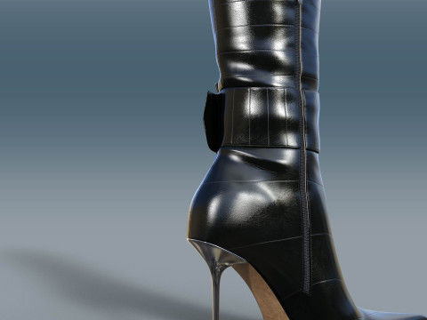 Two Pairs Of Gianmarco Lorenzi2 Ankle Boots Model 3D