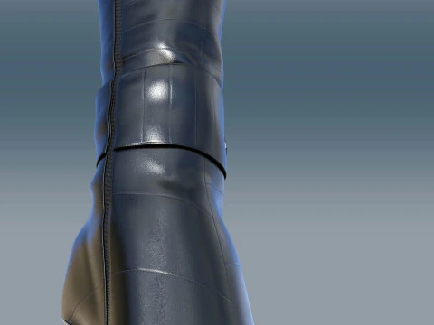 Two Pairs Of Gianmarco Lorenzi2 Ankle Boots 3D Model