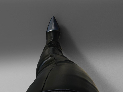 Stylish High Boots by AROLLO Modello 3D