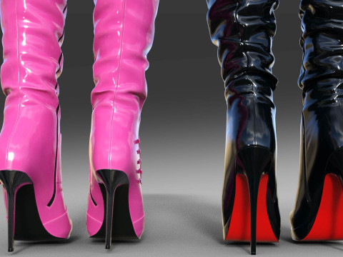 POLETTOGSM High Boots 3D Model