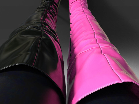 POLETTOGSM High Boots 3D Model