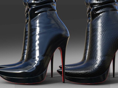 POLETTOGSM High Boots 3D Model