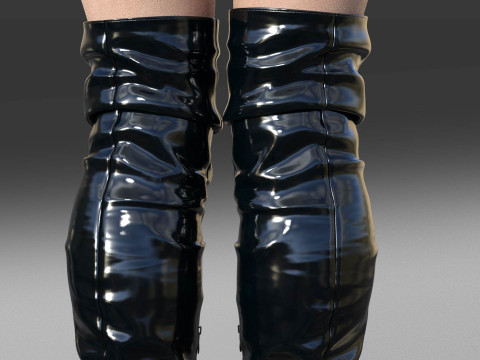 POLETTOGSM High Boots 3D Model