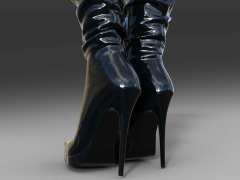POLETTOGSM High Boots 3D Model