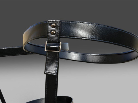 Stylish CYBER Boots 3D Model