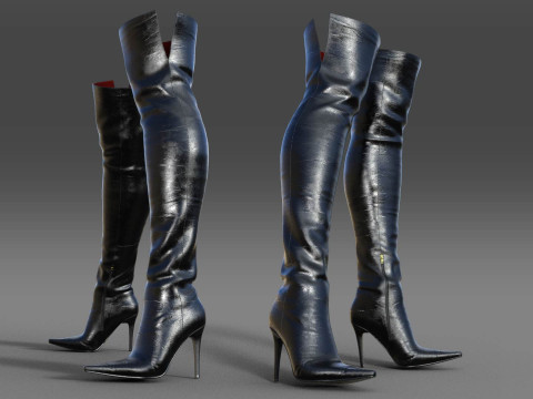 BOOTS Boots boots cris Model 3D