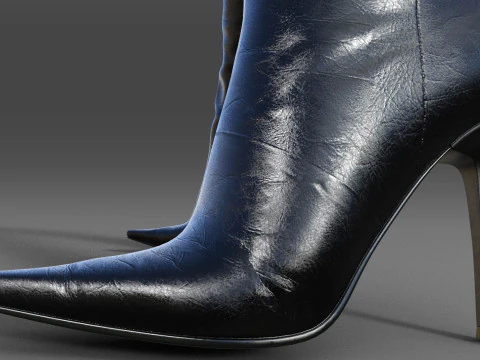 BOOTS Botas botas cris Modelo 3D