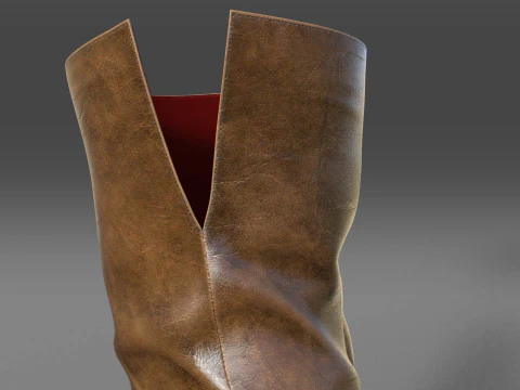 BOOTS Botas botas cris Modelo 3D