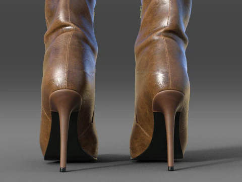 BOOTS Botas botas cris Modelo 3D