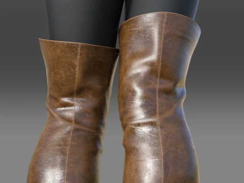 BOOTS Botas botas cris Modelo 3D
