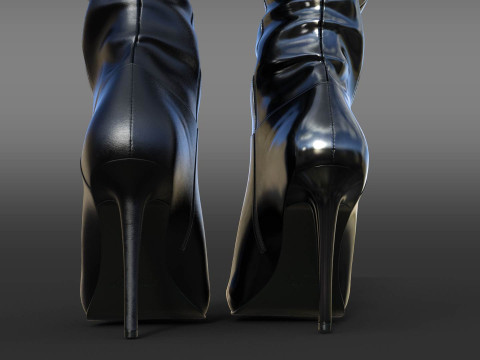 LIVITICUS BOOTS TWO PAIRS 3D Model