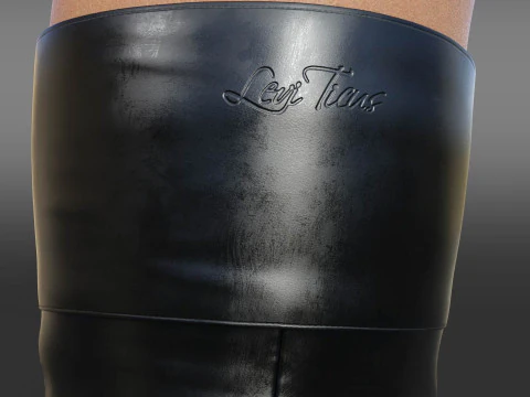 LIVITICUS BOOTS TWO PAIRS 3D Model