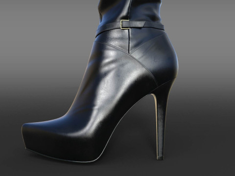LIVITICUS BOOTS TWO PAIRS 3D Model