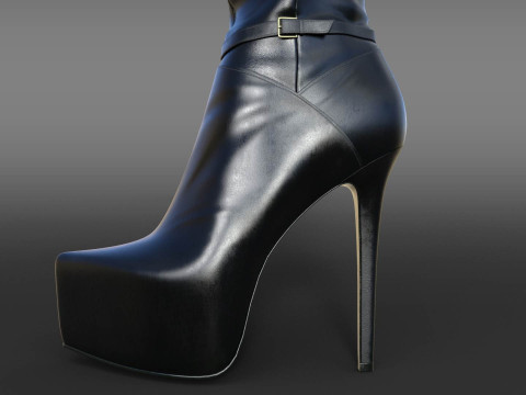 LIVITICUS BOOTS TWO PAIRS 3D Model
