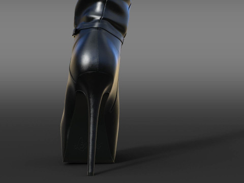 LIVITICUS BOOTS TWO PAIRS 3D Model