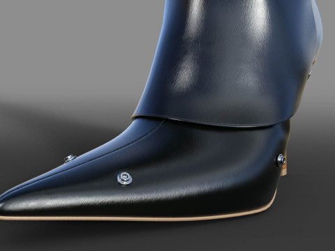Stylish Womens Boots 3D 모델