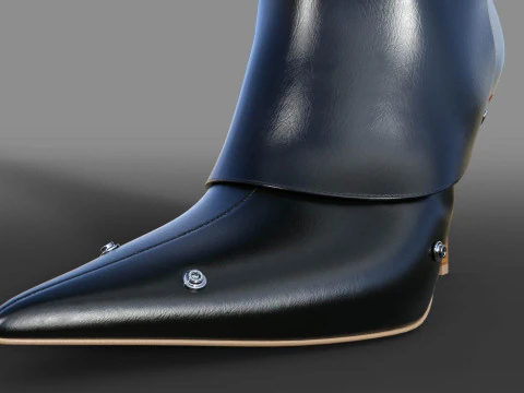 Stylish Womens Boots 3D Model