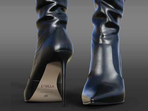 LeSILLA High Boots 3D-Modell