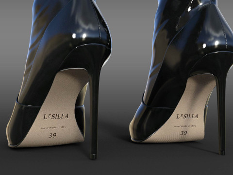 LeSILLA High Boots 3D-Modell