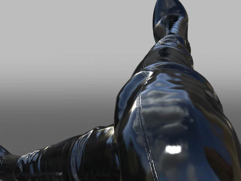 Sexy Thigh-High Boots 2 3D Model
