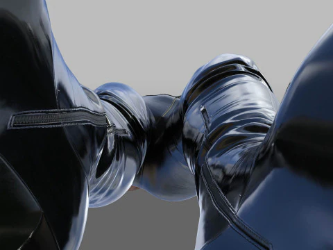 Sexy Thigh-High Boots 2 3D Model