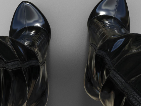 Sexy Thigh-High Boots 2 Modelo 3D