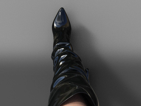 Collection of Womens Boots Model 3D