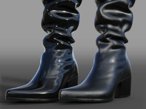 Collection of Womens Boots Model 3D