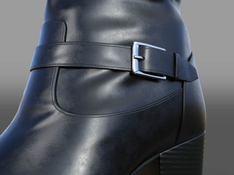 Collection of Womens Boots Model 3D