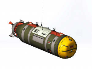 The of the American multi-purpose underwater autonomous drone Snakehead 3D-Modell