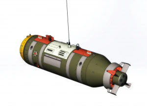 The of the American multi-purpose underwater autonomous drone Snakehead 3D Model