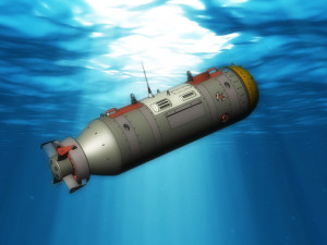 The of the American multi-purpose underwater autonomous drone Snakehead 3D Model