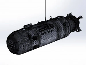 The of the American multi-purpose underwater autonomous drone Snakehead 3D Model