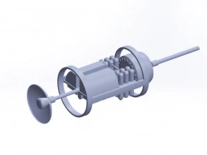 The of the American multi-purpose underwater autonomous drone Snakehead 3D Model