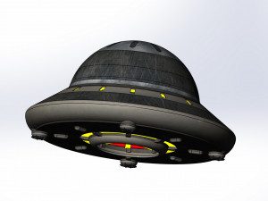 Of UFO Modello 3D