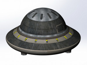Of UFO Modello 3D