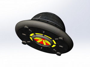 Of UFO Modello 3D