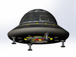 Of UFO Modello 3D