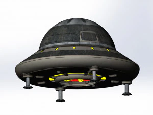 Of UFO 3D Model